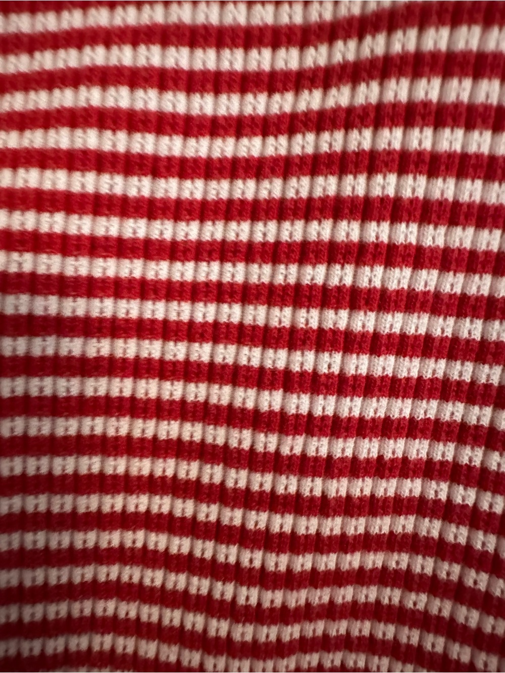 Universal Thread Red & White Striped Ribbed Scoop Tank Top - Picture 8 of 8